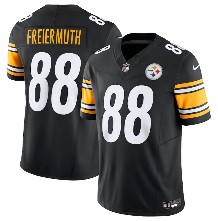 Men's Pittsburgh Steelers #88 Pat Freiermuth Black 2023 F.U.S.E. Vapor Untouchable Limited Jersey